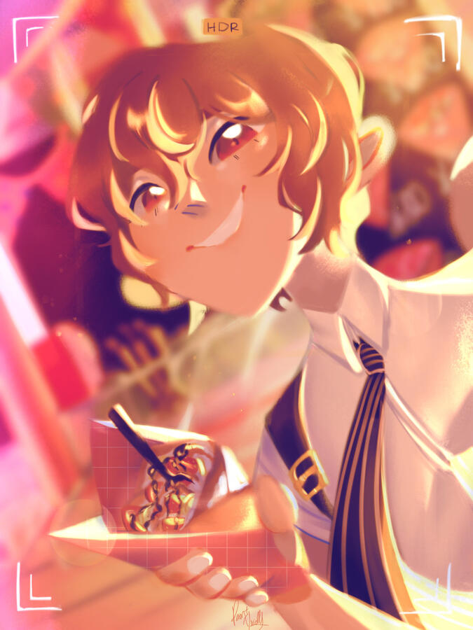 Submission piece to Happy Goro Zine! - *Persona 5* (2020)